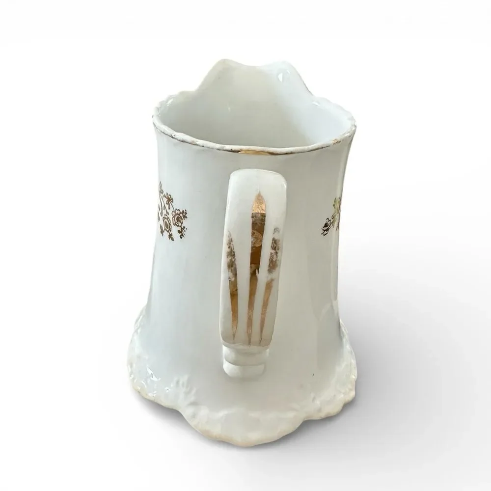 Homer Laughlin Hudson Vintage Creamer Milk Pitcher Floral 1908-1920